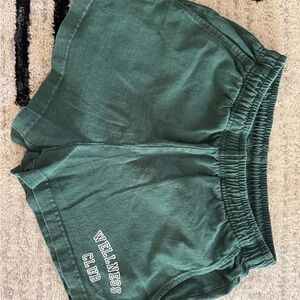 Sporty & Rich green shorts